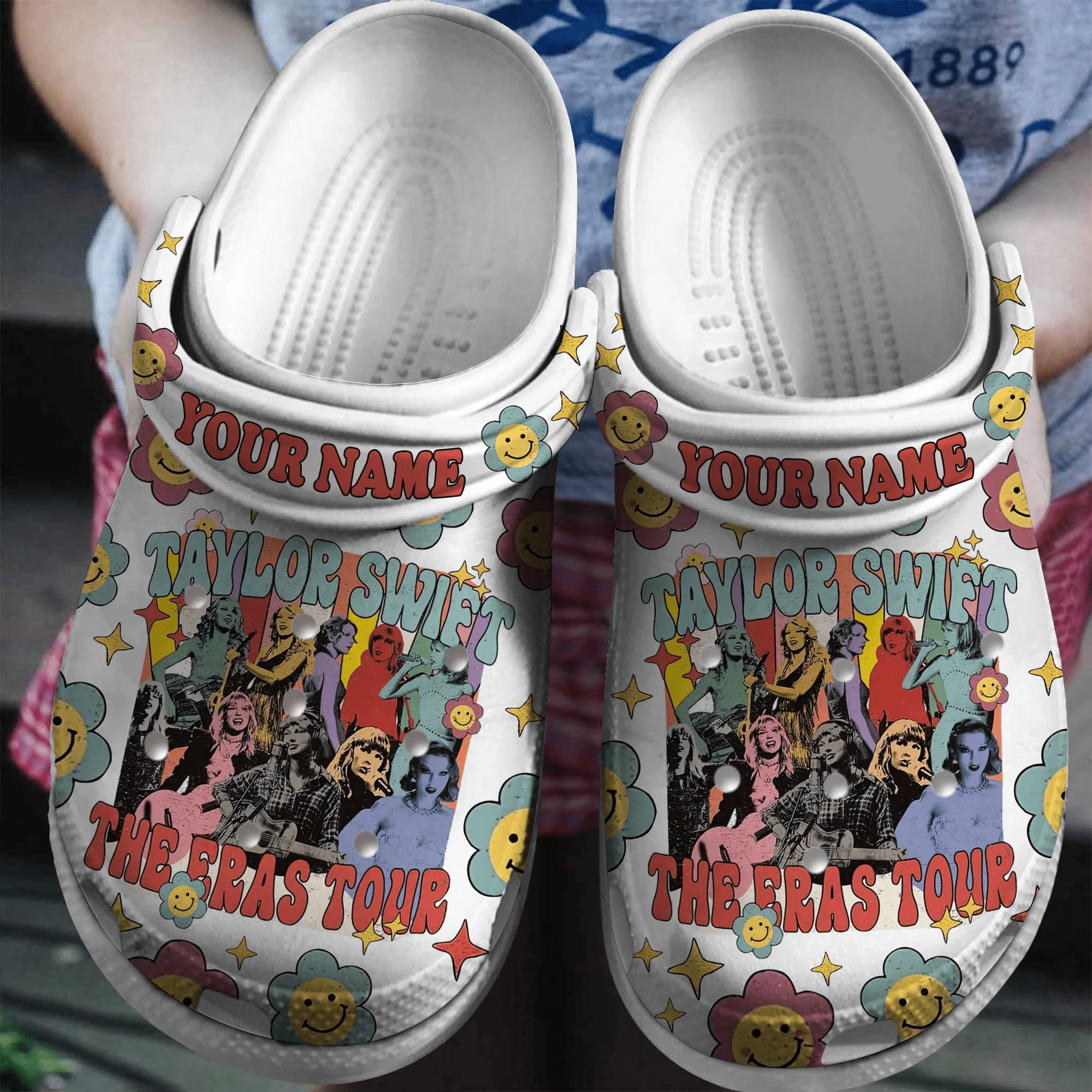 Footwearmerch Taylor Swift Music Crocs Crocband Clogs Shoes Comfortable For Men Women and Kids