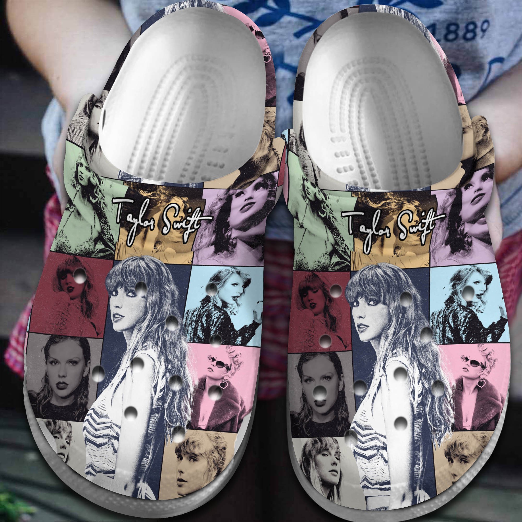Footwearmerch Taylor Swift Music Crocs Crocband Clogs Shoes Comfortable For Men Women and Kids