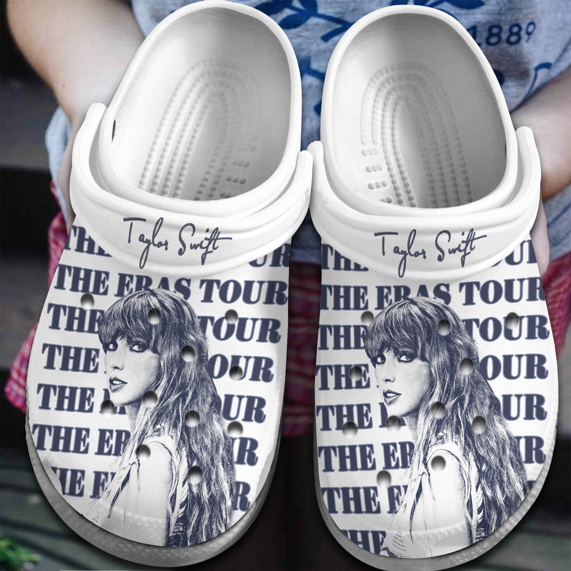 Footwearmerch Taylor Swift Music Crocs Crocband Clogs Shoes Comfortable For Men Women and Kids