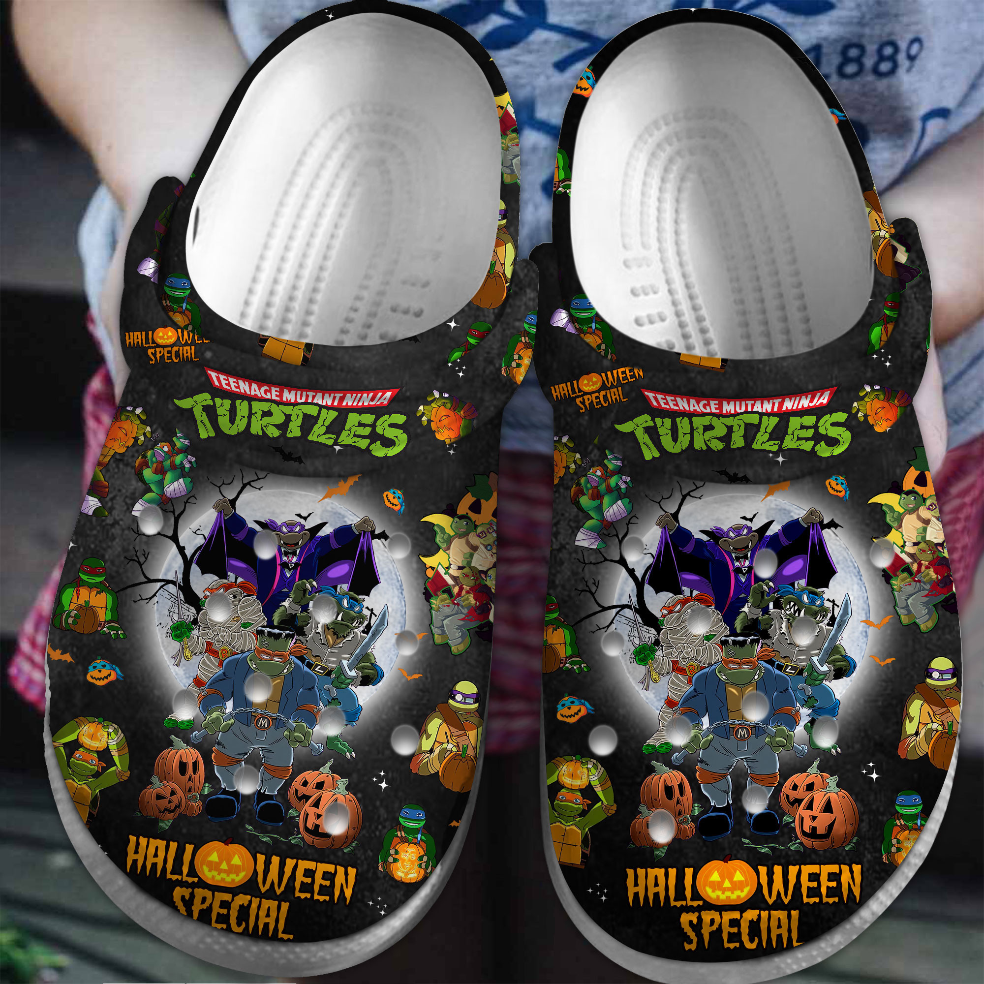 Footwearmerch Teenage Mutant Ninja Turtles Movie Crocs Crocband Clogs Shoes Comfortable For Men Women and Kids