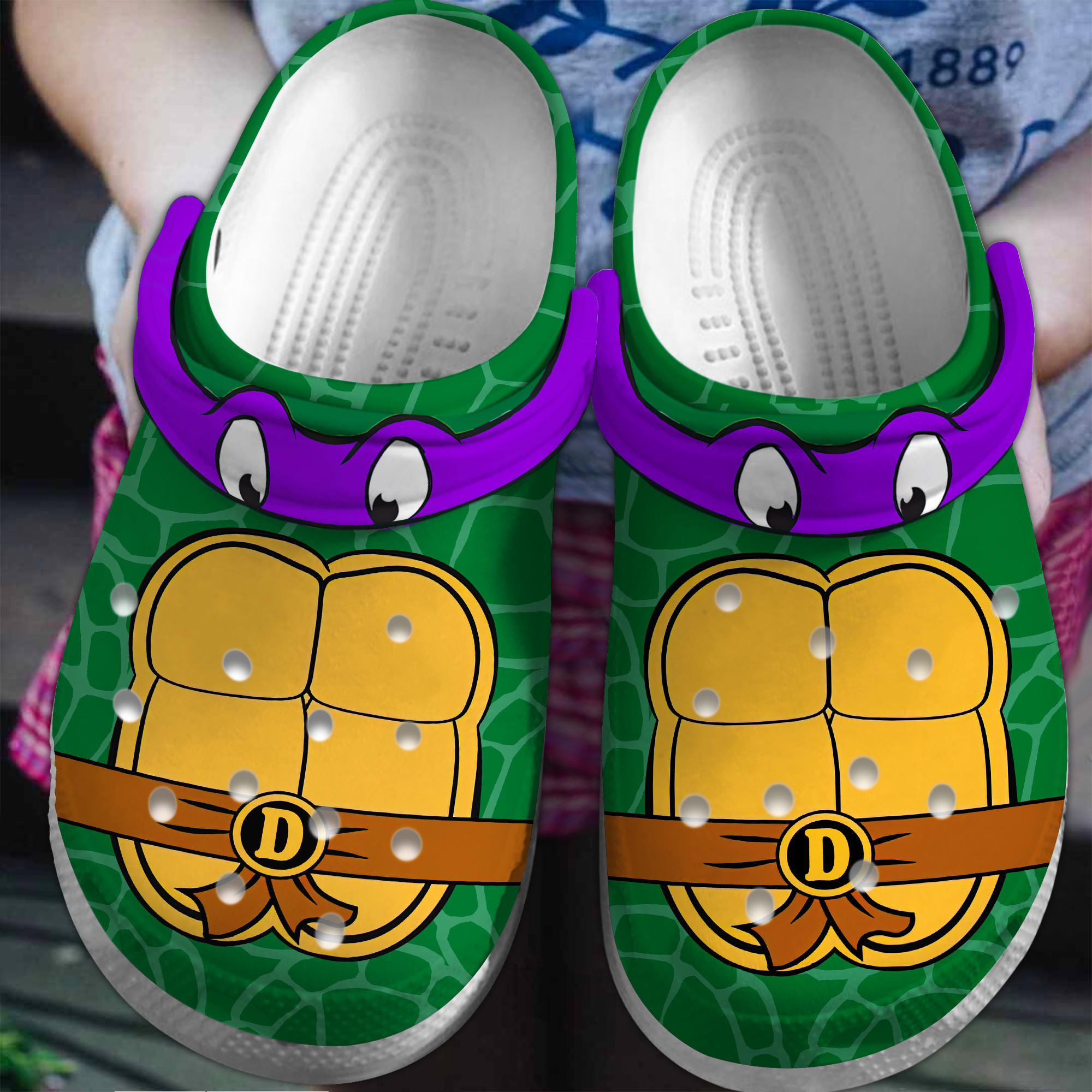 Footwearmerch Teenage Mutant Ninja Turtles Movie Crocs Crocband Clogs Shoes Comfortable For Men Women and Kids