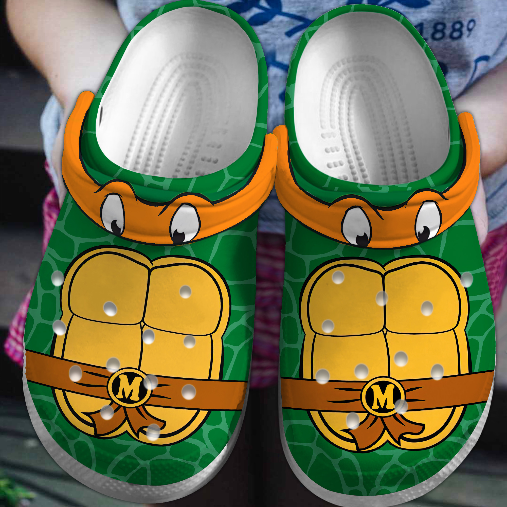 Footwearmerch Teenage Mutant Ninja Turtles Movie Crocs Crocband Clogs Shoes Comfortable For Men Women and Kids