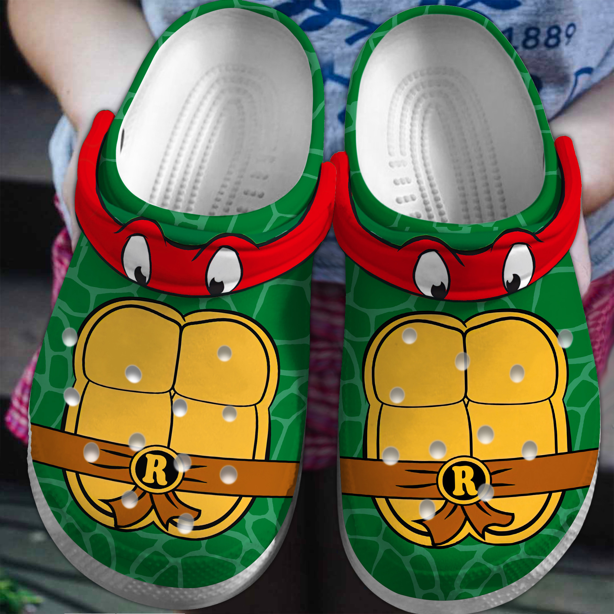 Footwearmerch Teenage Mutant Ninja Turtles Movie Crocs Crocband Clogs Shoes Comfortable For Men Women and Kids