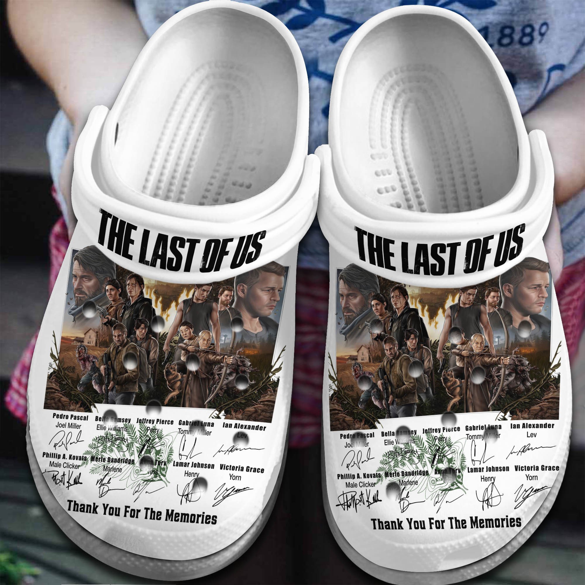 Footwearmerch The Last Of Us Game Crocs Crocband Clogs Shoes Comfortable For Men Women and Kids