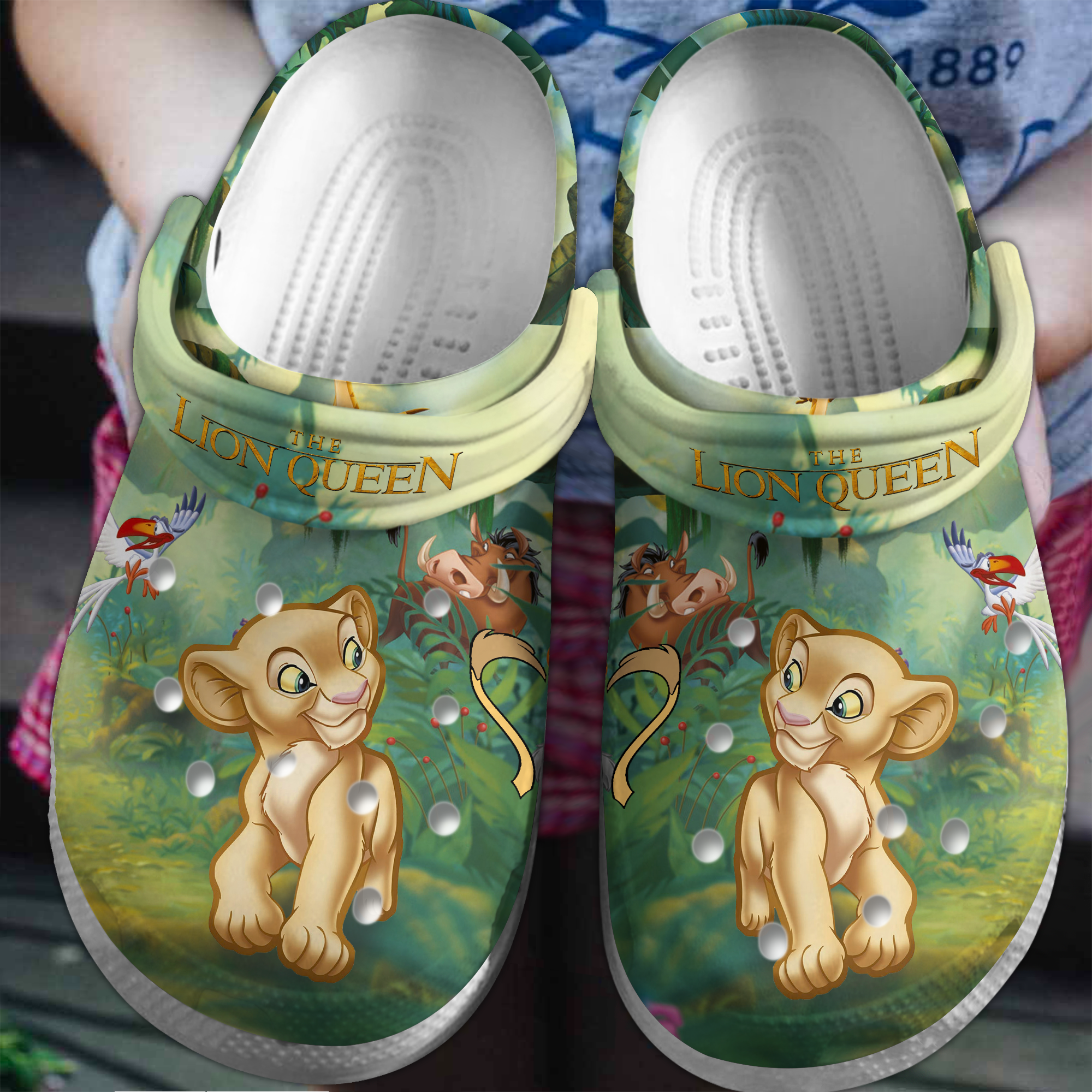 Footwearmerch The Lion King Cartoon Movie Crocs Crocband Clogs Shoes Comfortable For Men Women and Kids