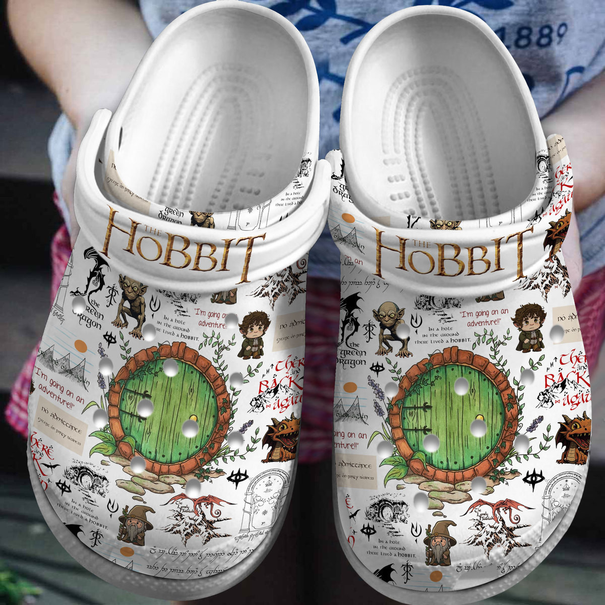 Footwearmerch The Lord Of The Rings Movie Crocs Crocband Clogs Shoes Comfortable For Men Women and Kids