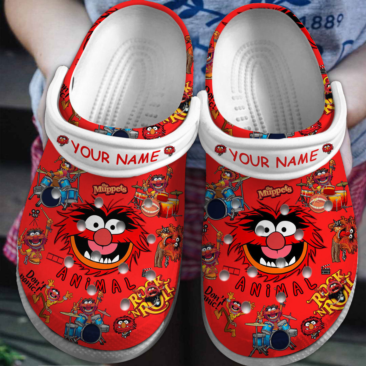 Footwearmerch The Muppets Movie Crocs Crocband Clogs Shoes Comfortable For Men Women and Kids