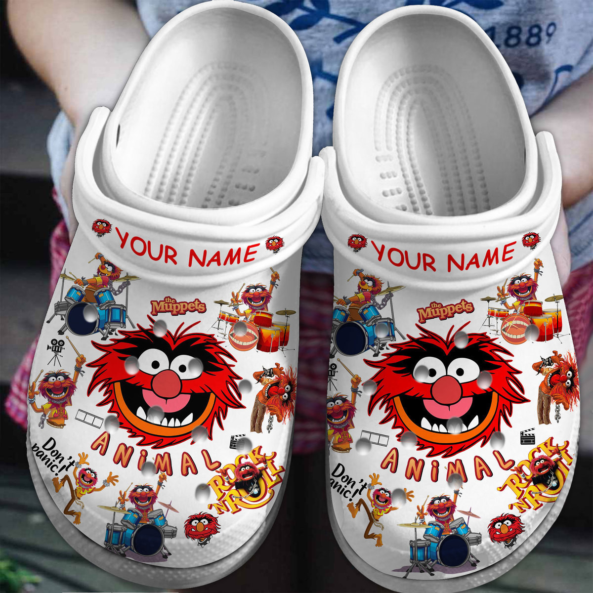 Footwearmerch The Muppets Movie Crocs Crocband Clogs Shoes Comfortable For Men Women and Kids