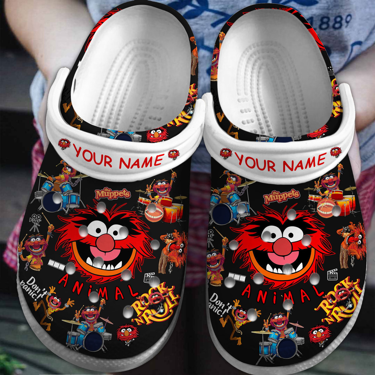 Footwearmerch The Muppets Movie Crocs Crocband Clogs Shoes Comfortable For Men Women and Kids