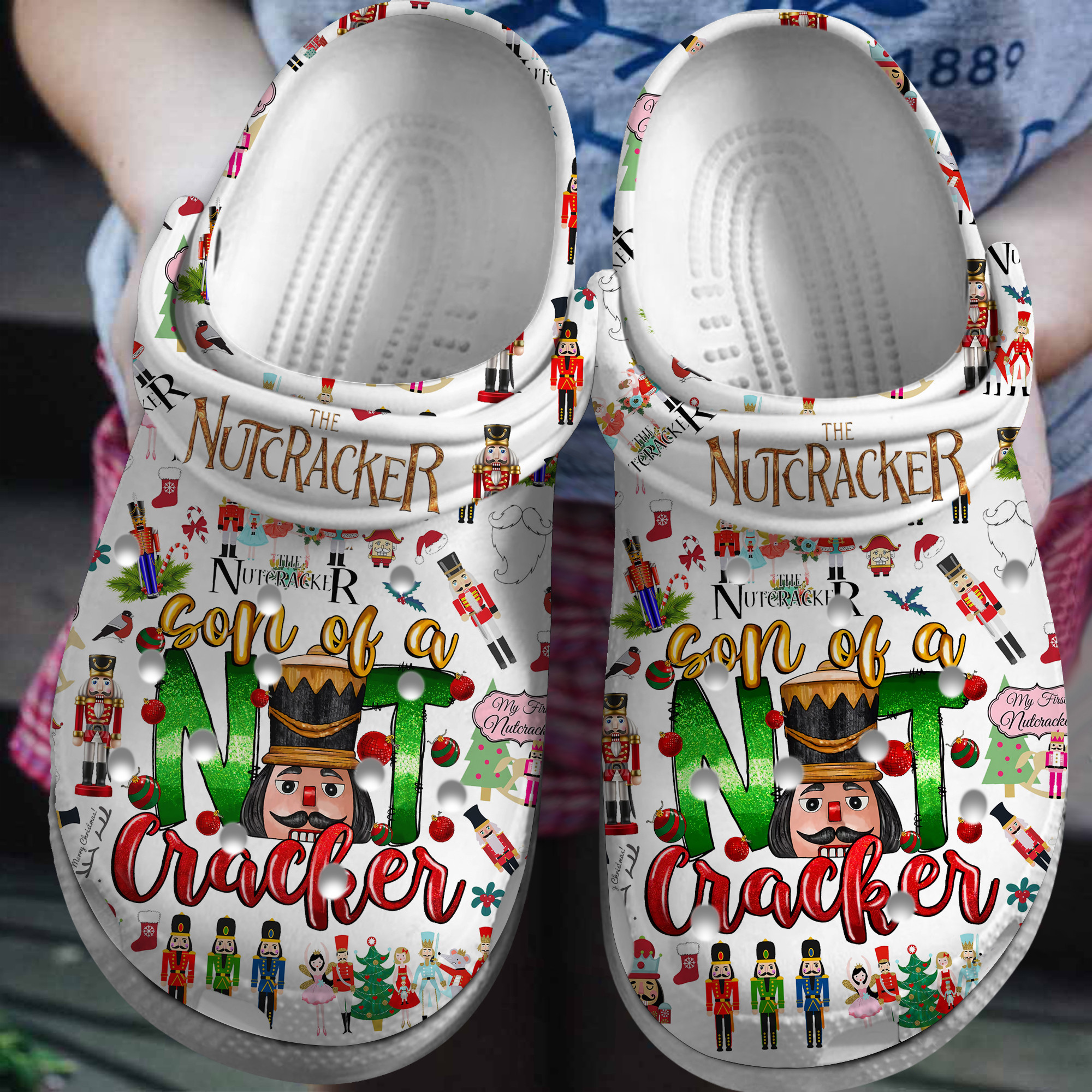 Footwearmerch The Nutcracker Cartoon Movie Crocs Crocband Clogs Shoes Comfortable For Men Women and Kids