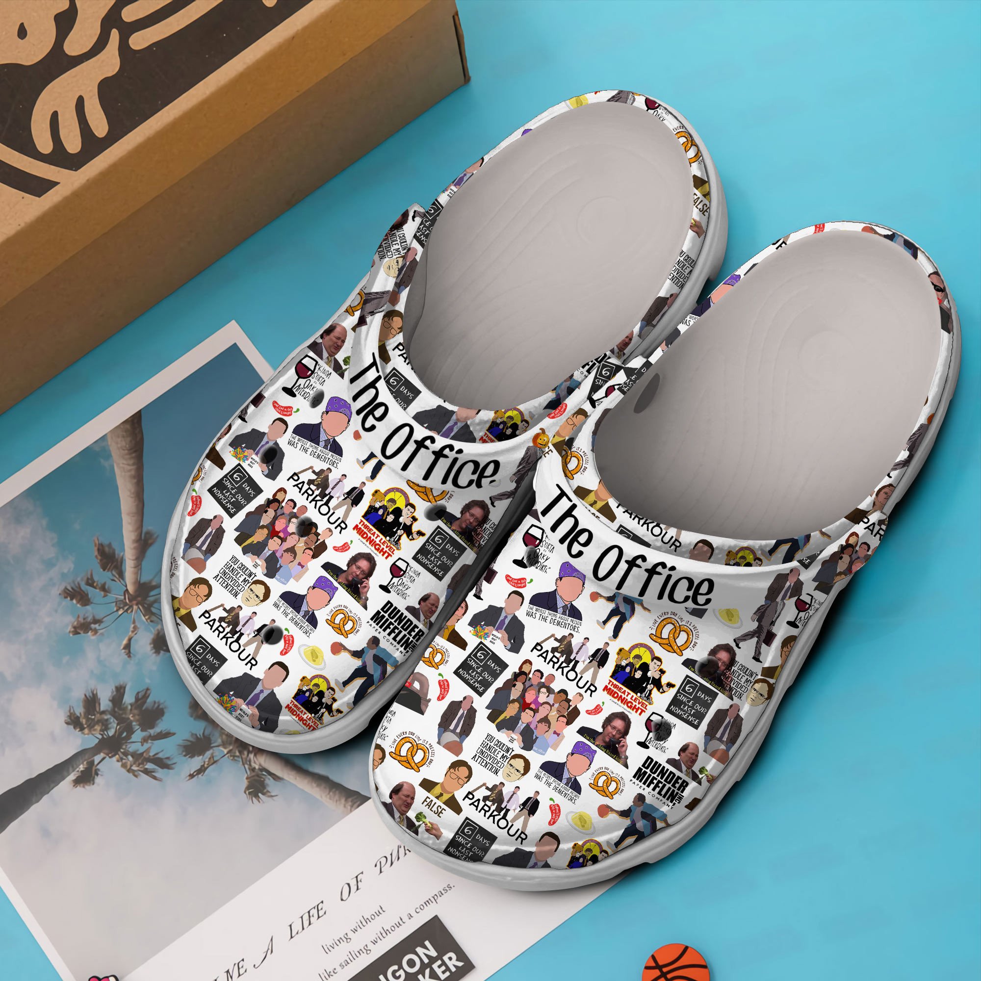 Footwearmerch The Office TV Series Crocs Crocband Clogs Shoes Comfortable For Men Women and Kids