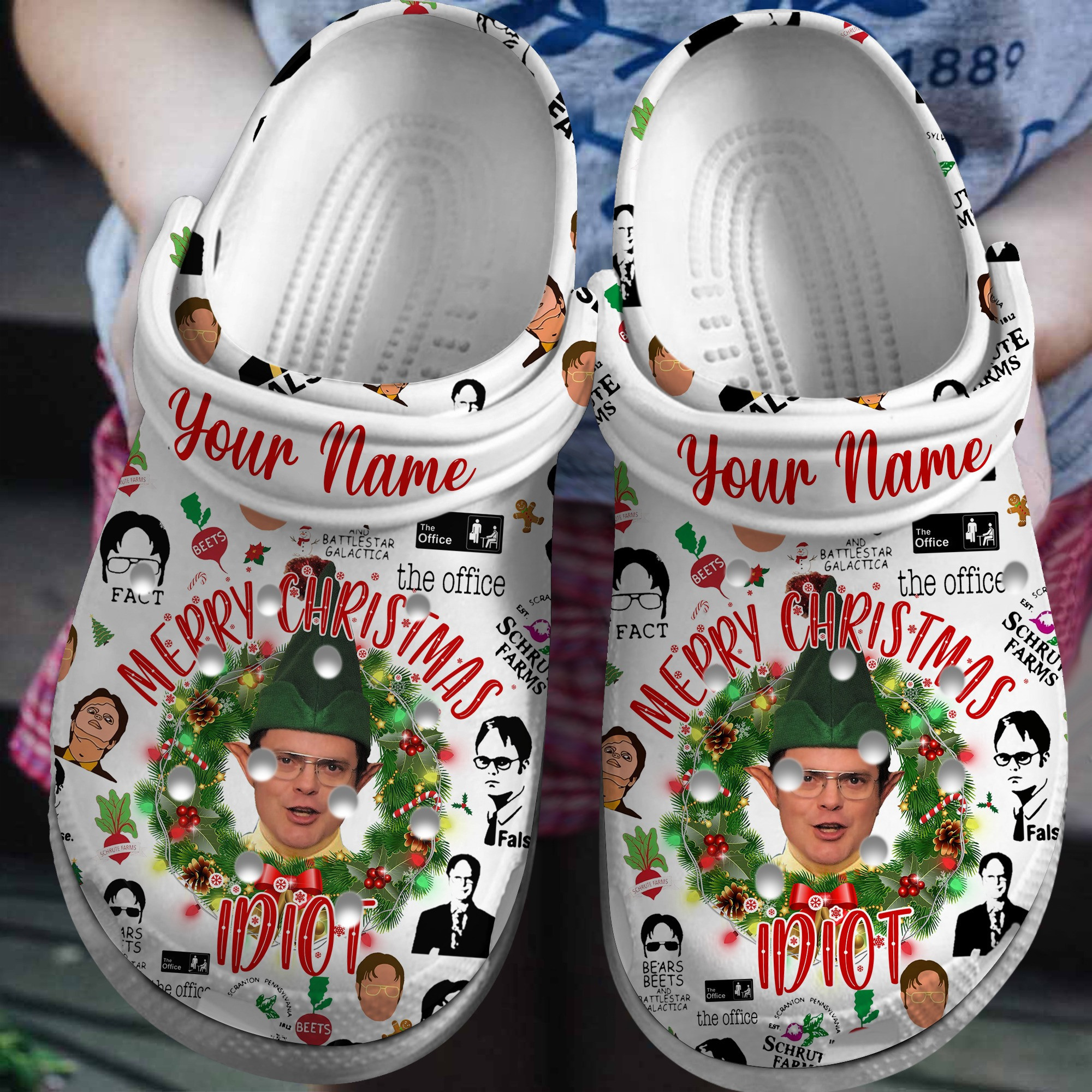 Footwearmerch The Office TV Series Crocs Crocband Clogs Shoes Comfortable For Men Women and Kids