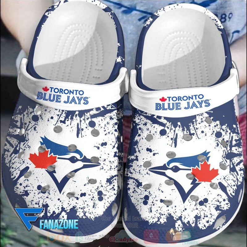 Footwearmerch Toronto Blue Jays MLB Sport Crocs Clogs Crocband Shoes Comfortable For Men Women and Kids