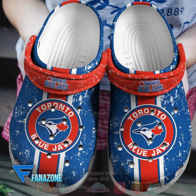 Footwearmerch Toronto Blue Jays MLB Sport Crocs Clogs Crocband Shoes Comfortable For Men Women and Kids