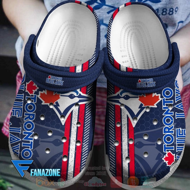 Footwearmerch Toronto Blue Jays MLB Sport Crocs Clogs Crocband Shoes Comfortable For Men Women and Kids