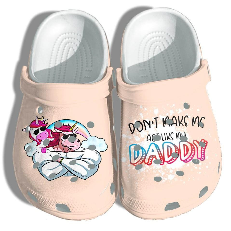 Footwearmerch Unicorn Muscle Shoes For Daughter - Dadacorn Gifts Fathers Day 2021