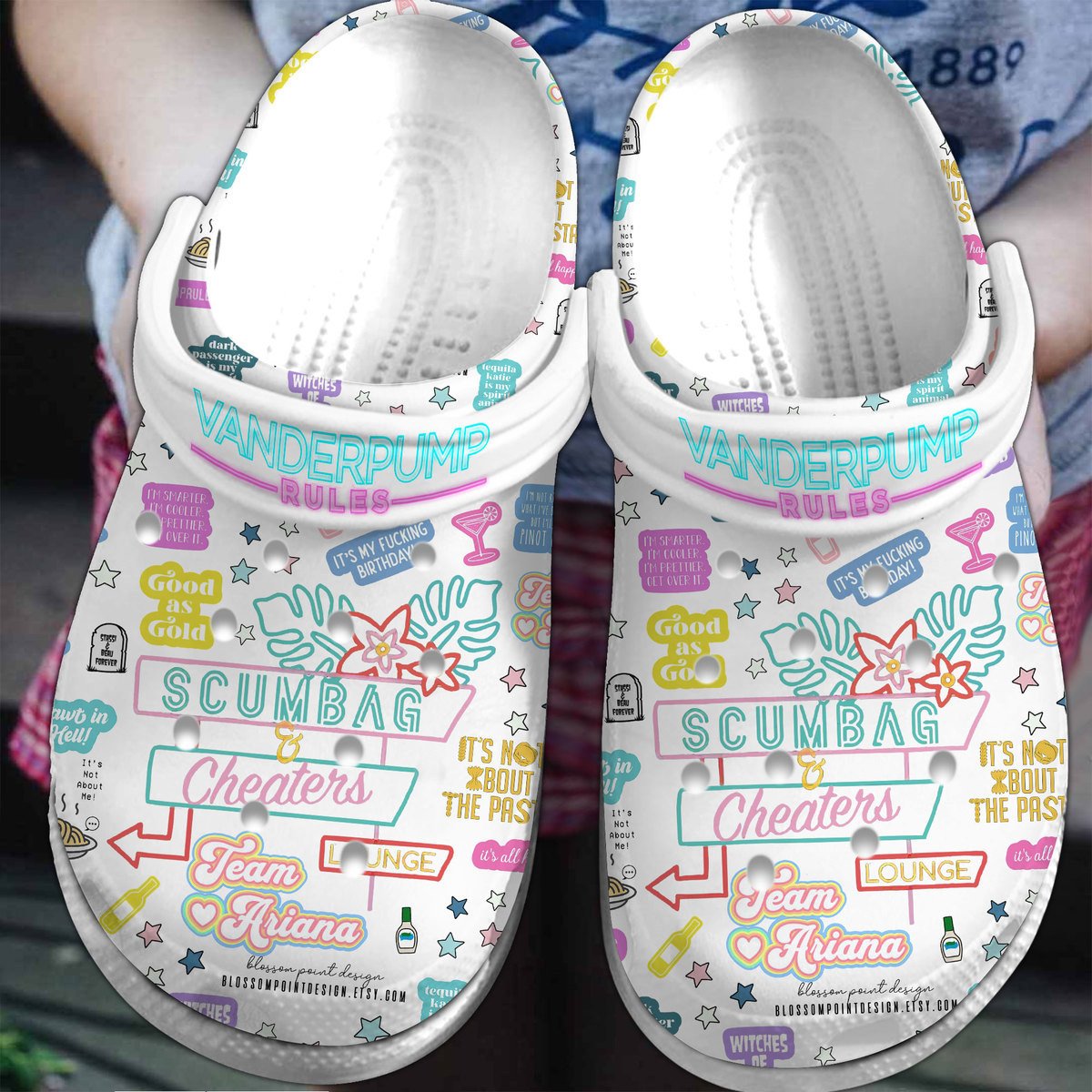 Footwearmerch Vanderpump Rules TV Series Crocs Crocband Clogs Shoes Comfortable For Men Women and Kids