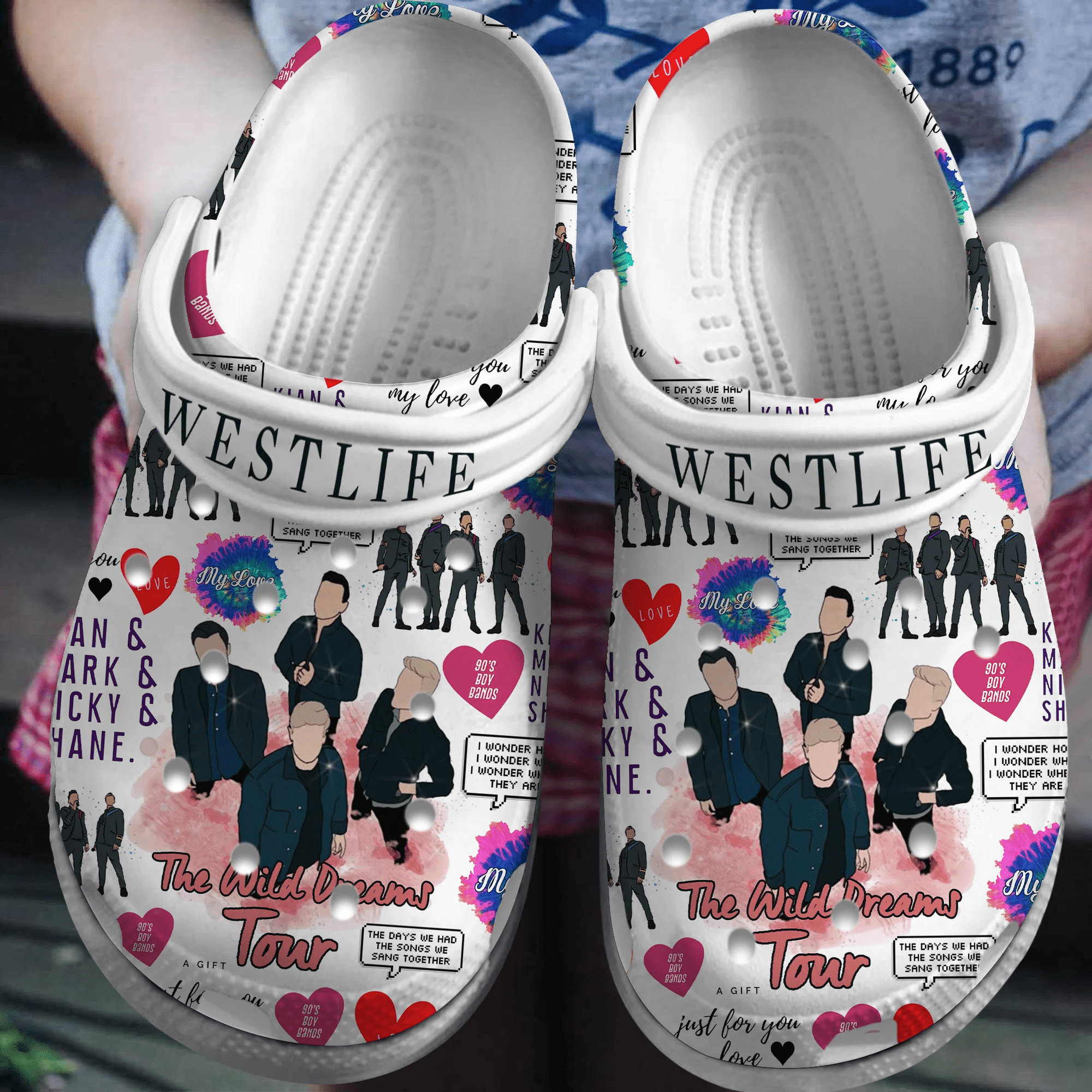 Footwearmerch Westlife Music Crocs Crocband Clogs Shoes Comfortable For Men Women and Kids