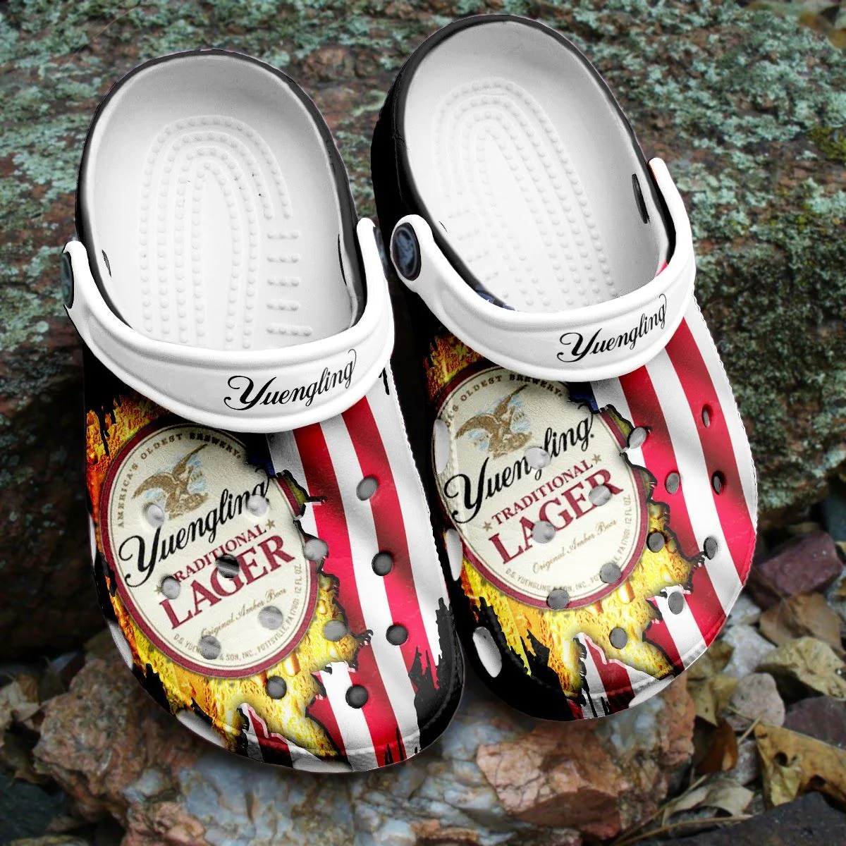 Footwearmerch Yuengling Beer Adults Crocband Crocs Shoes Clogs Comfortable For Men Women