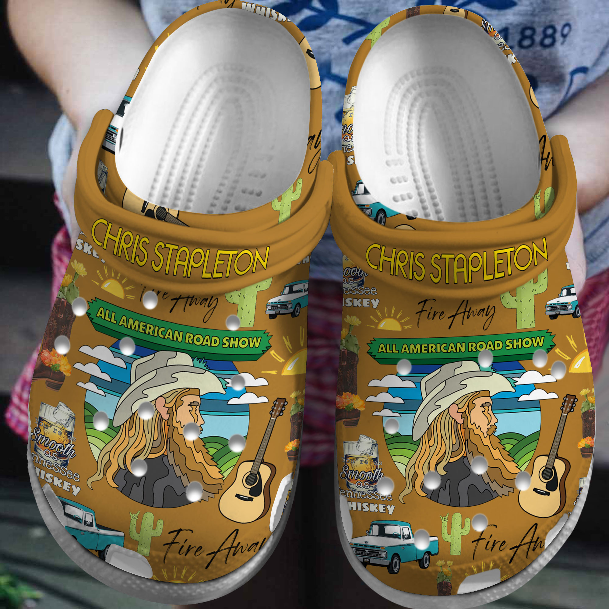 Footwearmerch Zac Brown Band Music Crocs Crocband Clogs Shoes Comfortable For Men Women and Kids