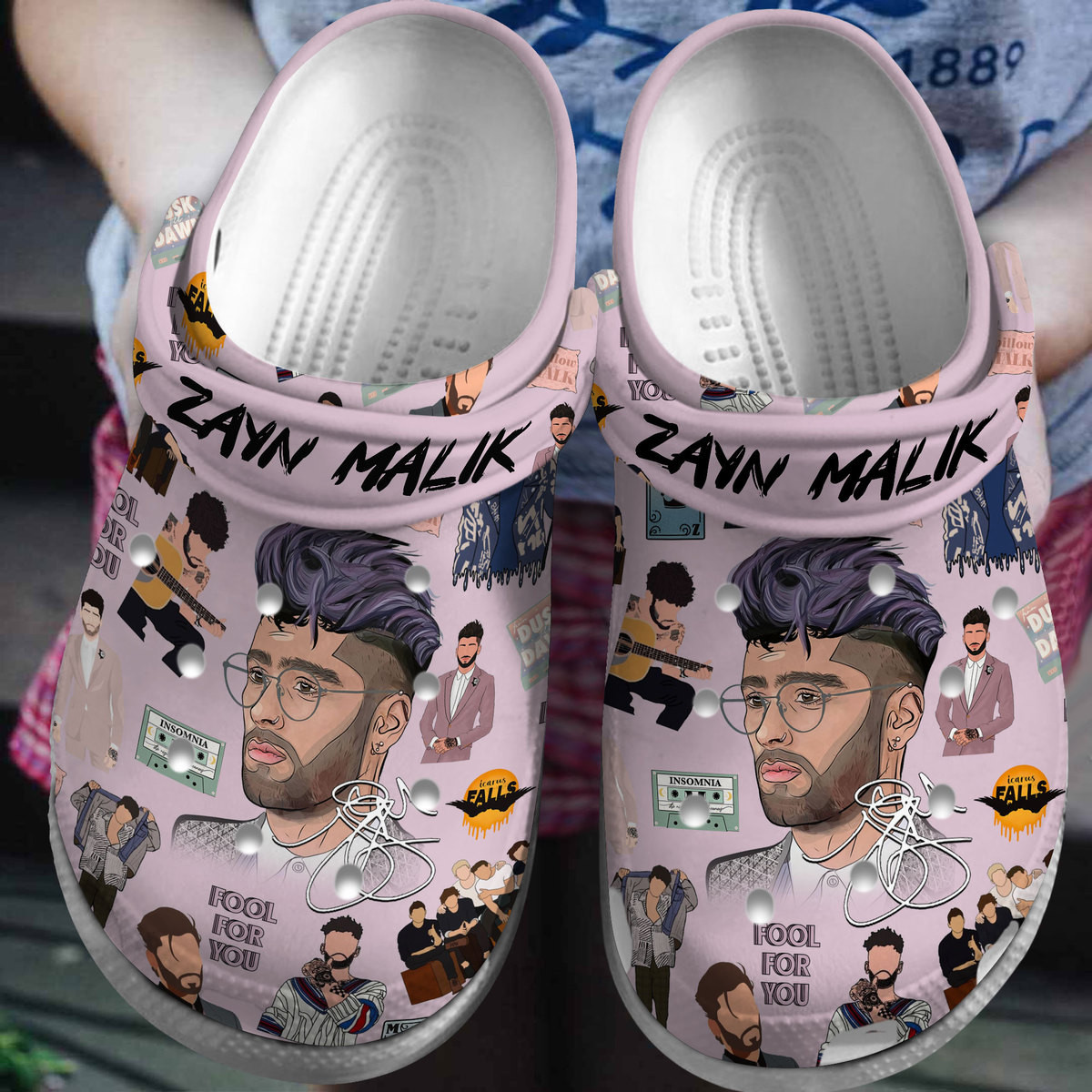 Footwearmerch Zayn Malik Music Crocs Crocband Clogs Shoes Comfortable For Men Women and Kids
