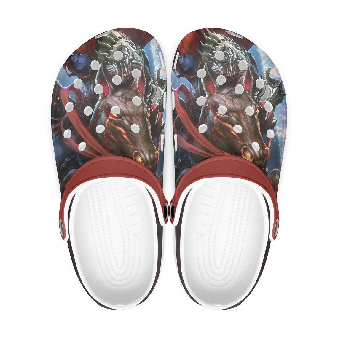 Footwearmerch Darksiders Game Crocs Crocband Shoes Clogs Custom Name For Men Women and Kids