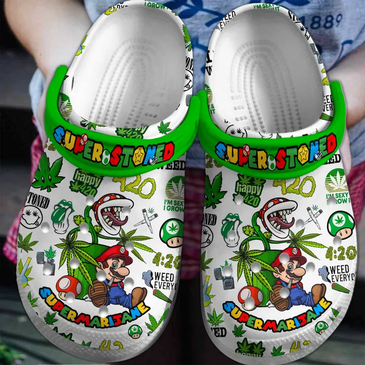 Footwearmerch Super Mario Smoke 420 Weed Star Wars Crocs Crocband Shoes Clogs Comfortable For Men Women