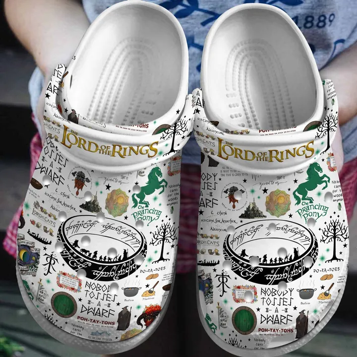 Footwearmerch The Lord Of The Rings Movie Crocs Crocband Clogs Custom Name For Men Women and Kids