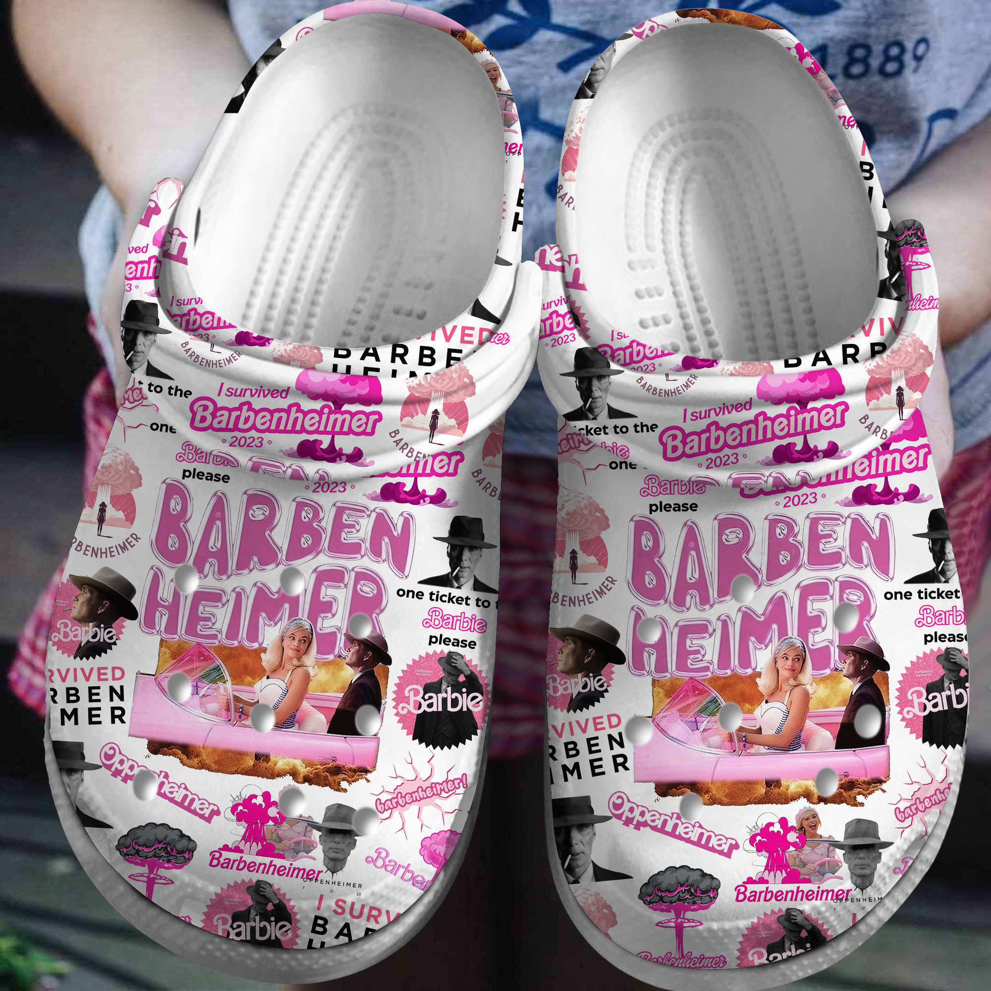 Premium Barbie Cartoon Toy Crocs Crocband Clogs Shoes Comfortable For Men Women and Kids