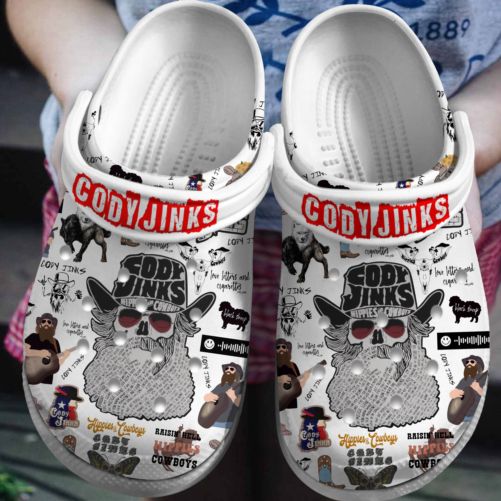 Premium Cody Jinks Music Crocs Crocband Clogs Shoes Comfortable For Men Women and Kids