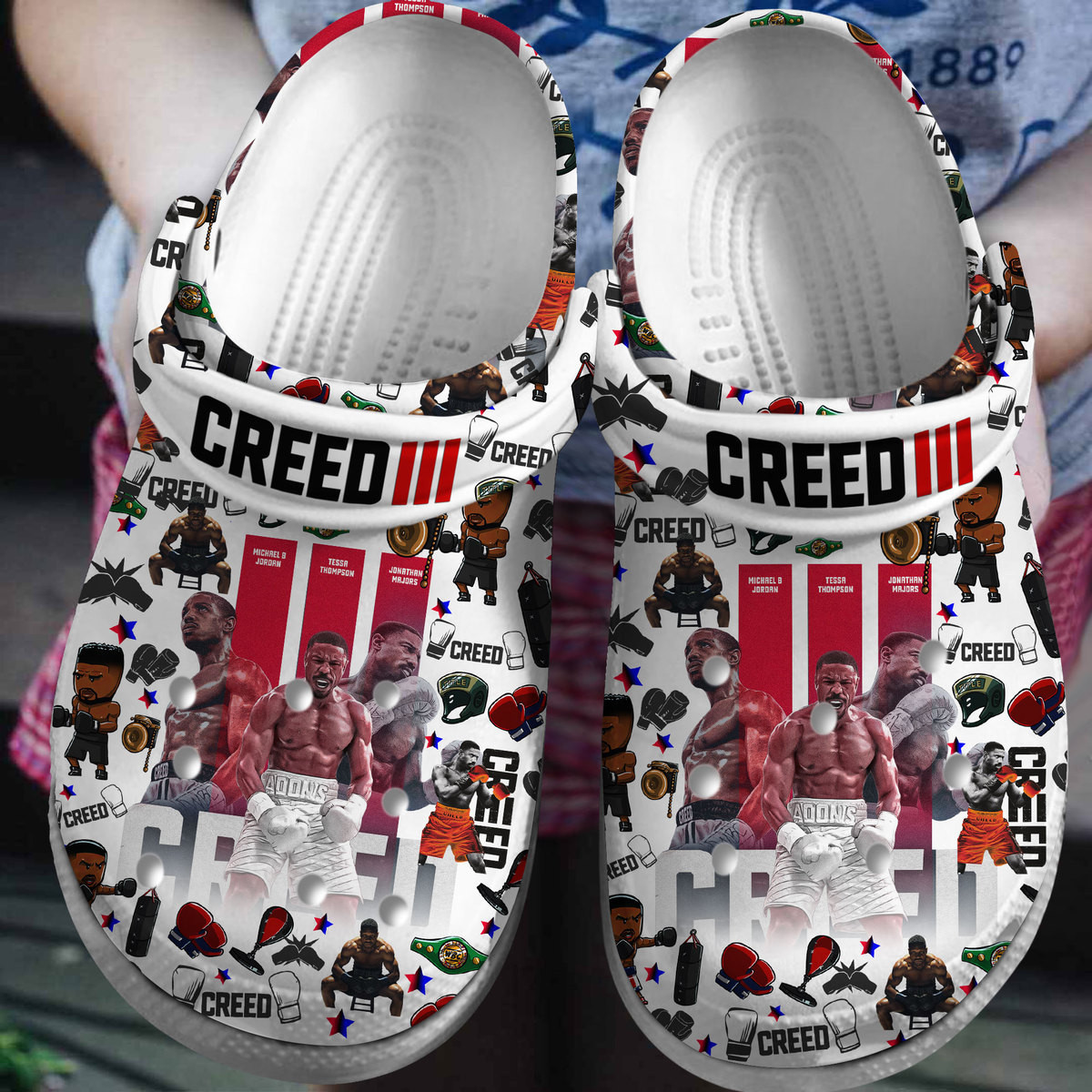 Premium Creed 3 Movie Crocs Crocband Clogs Shoes Comfortable For Men Women and Kids