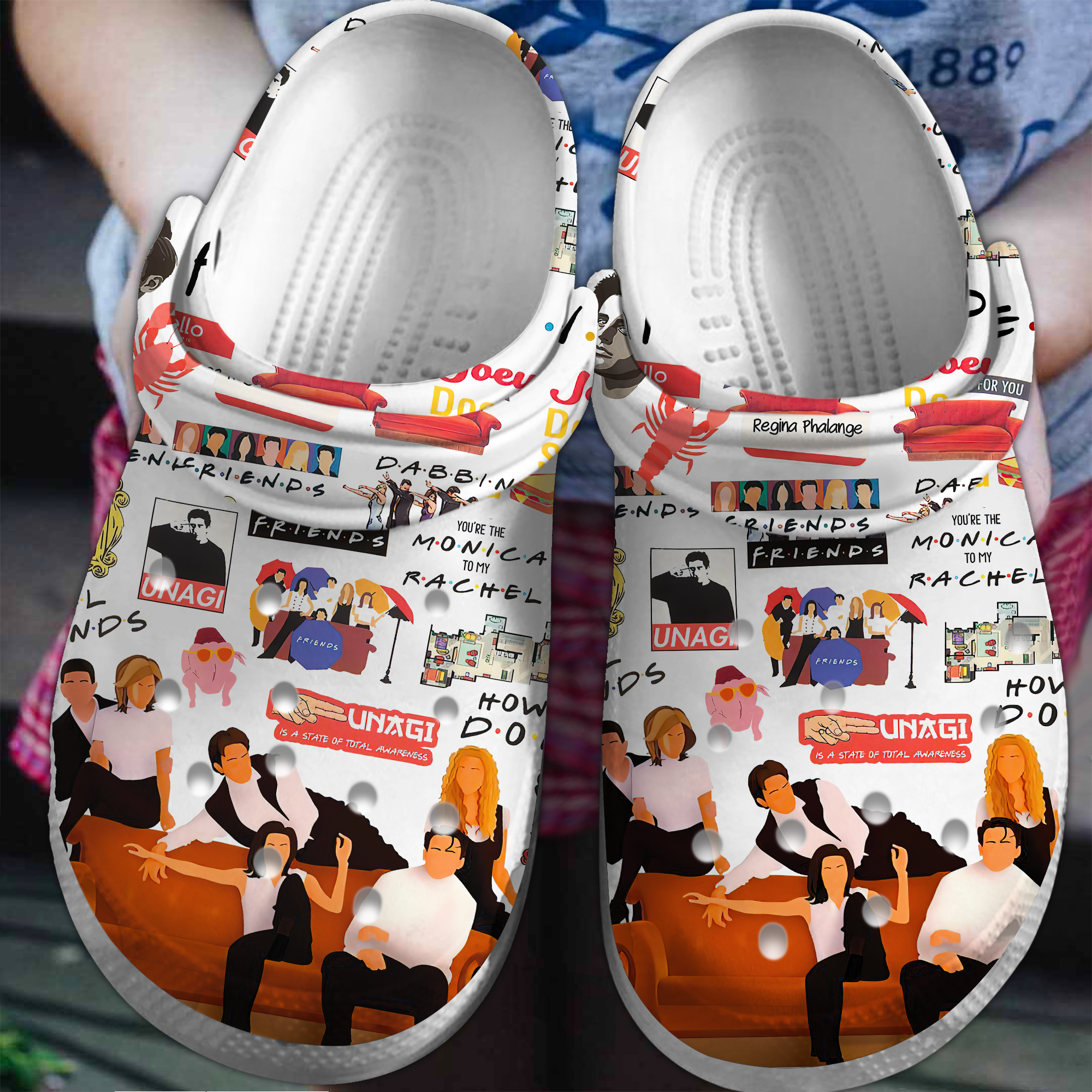 Footwearmerch Friends TV Series Crocs Crocband Clogs Shoes Comfortable For Men Women and Kids