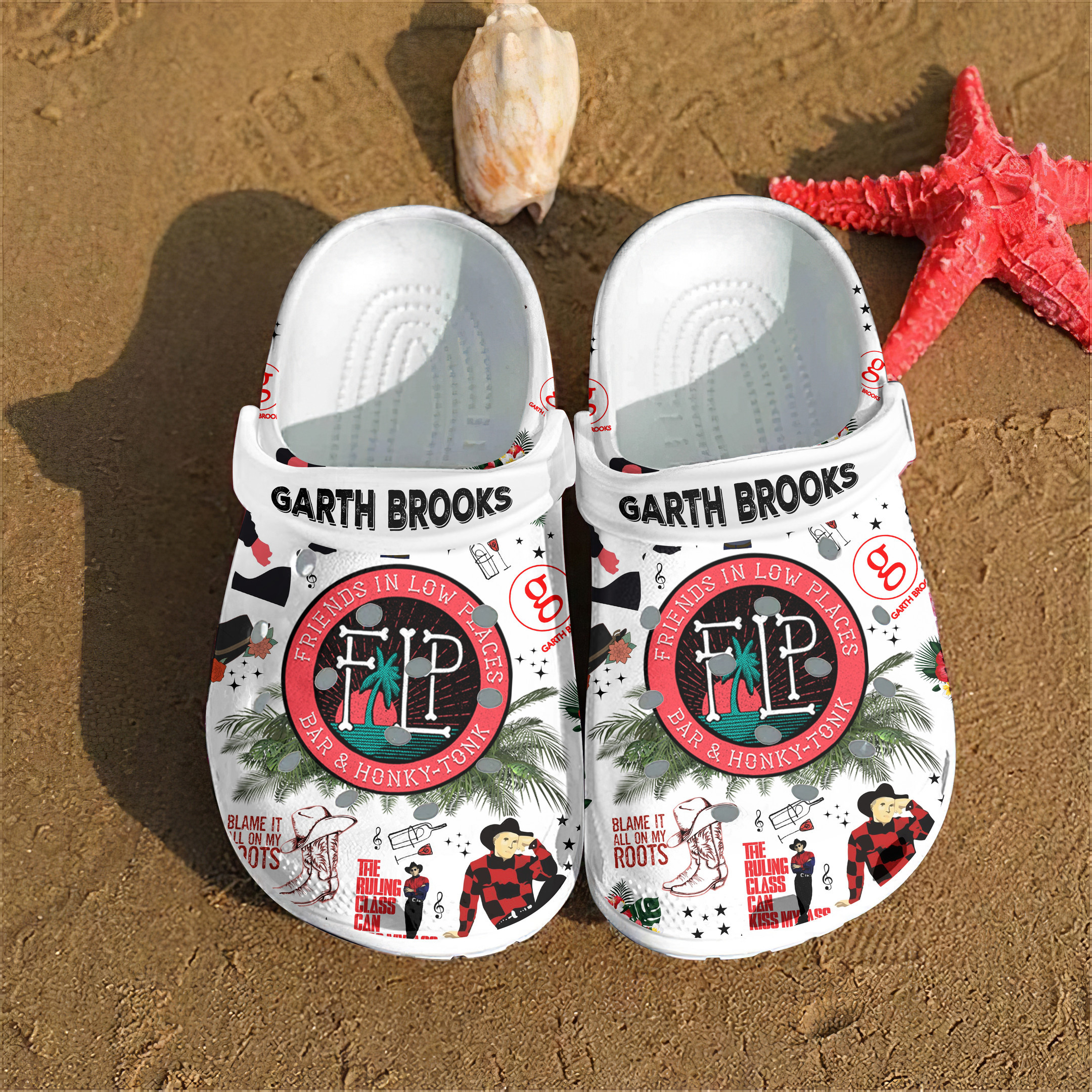 Premium Garth Brooks Music Crocs Crocband Clogs Shoes Comfortable For Men Women and Kids