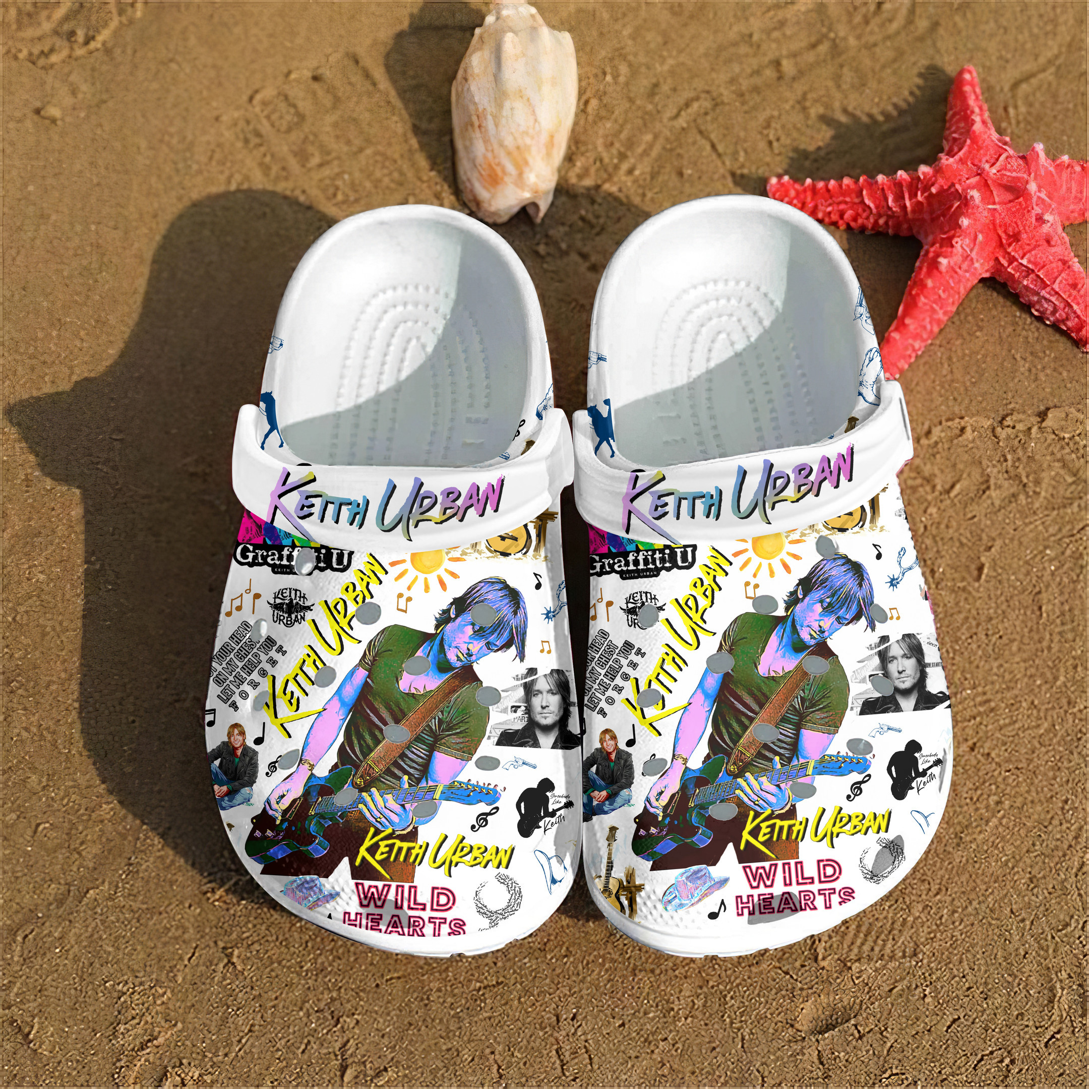 Premium Keith Urban Music Crocs Crocband Clogs Shoes Comfortable For Men Women and Kids