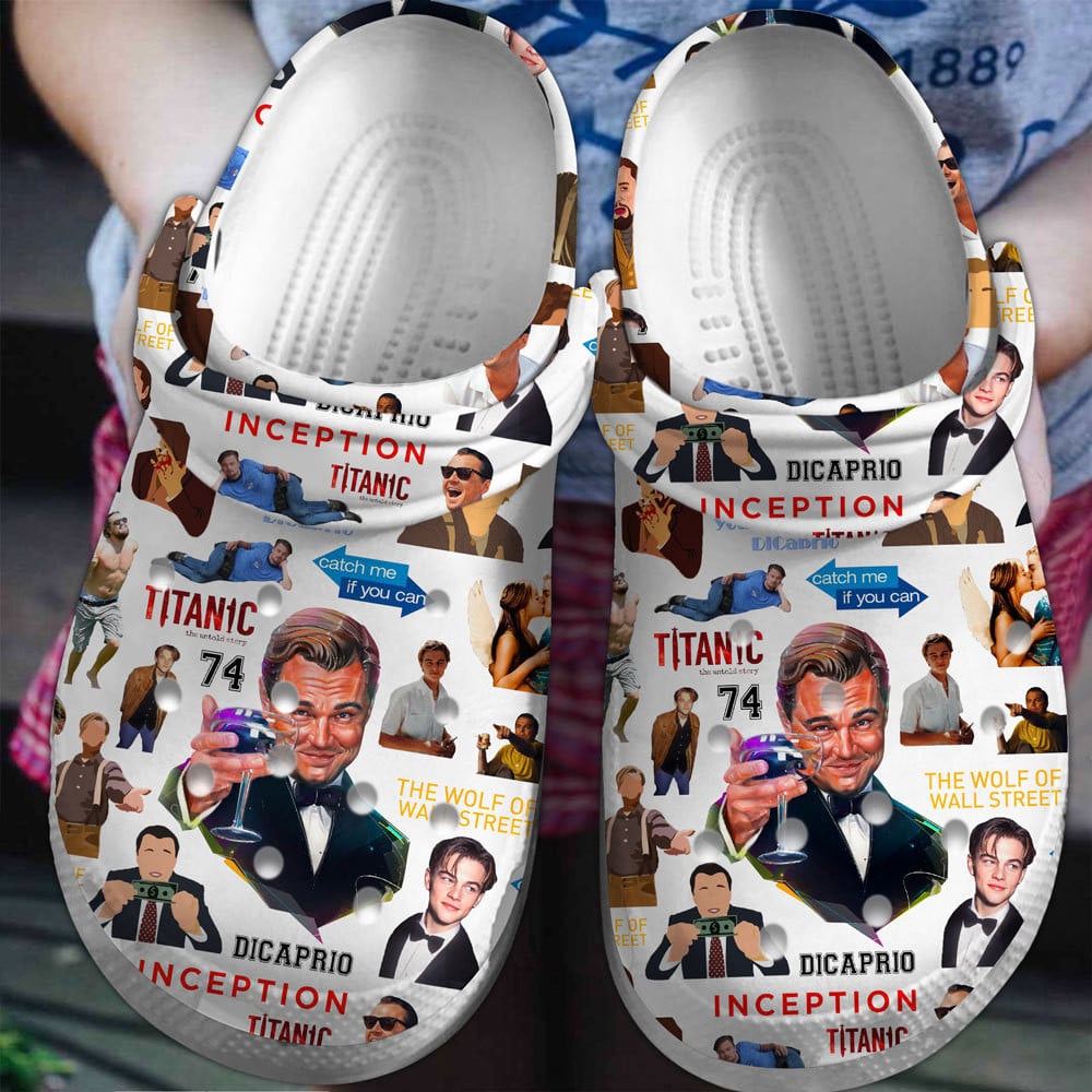 Footwearmerch Leonardo DiCaprio Crocs Crocband Clogs Shoes Comfortable For Men Women and Kids