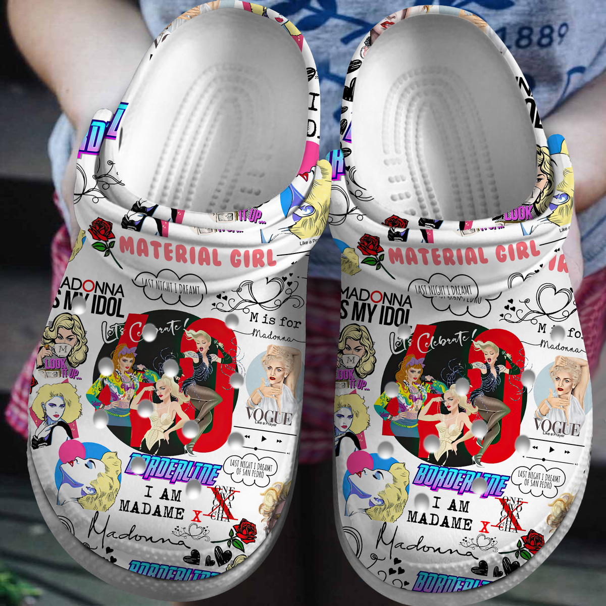 Footwearmerch Material Girls Movie Crocs Crocband Clogs Shoes Comfortable For Men Women and Kids