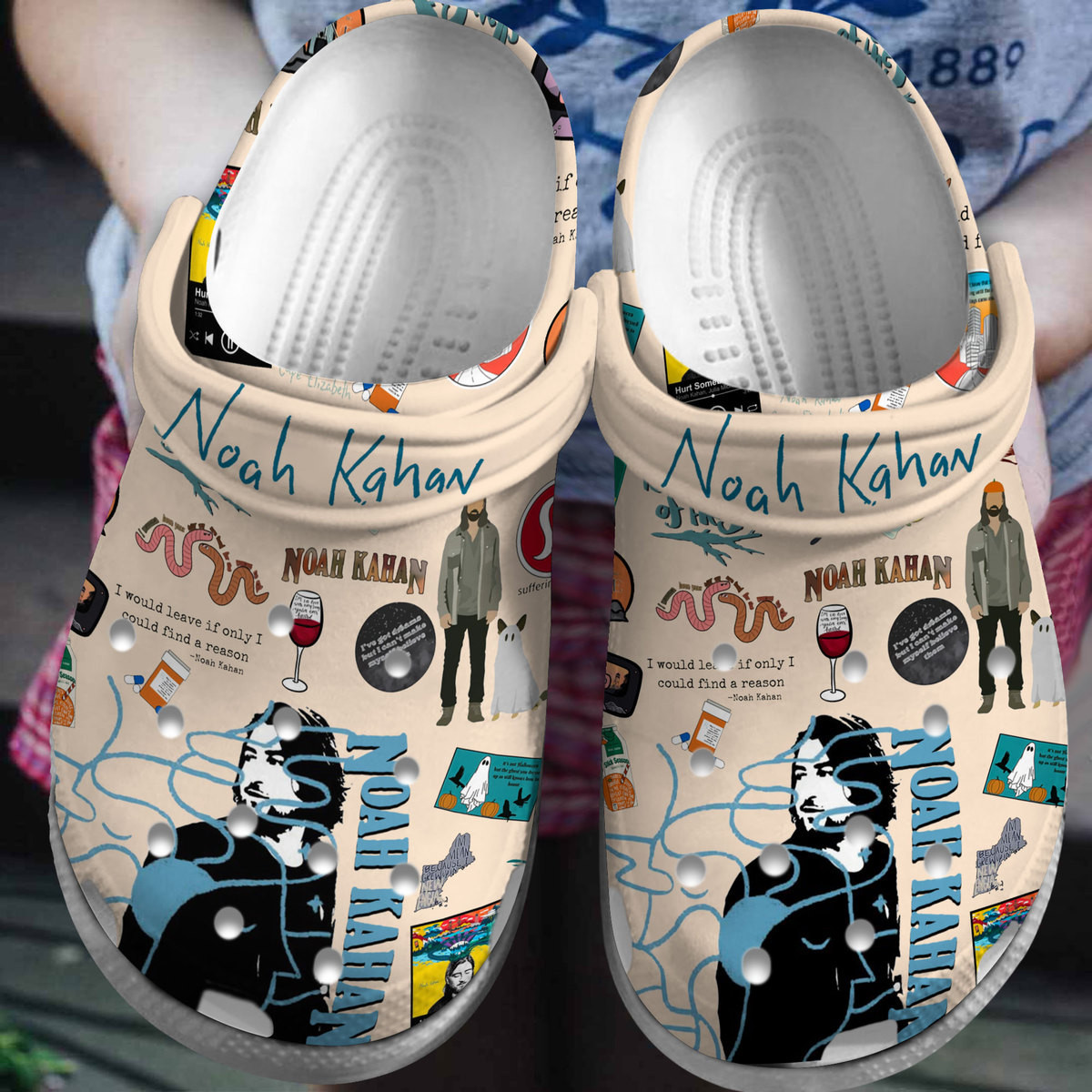 Premium Noah Kahan Music Crocs Crocband Clogs Shoes Comfortable For Men Women and Kids