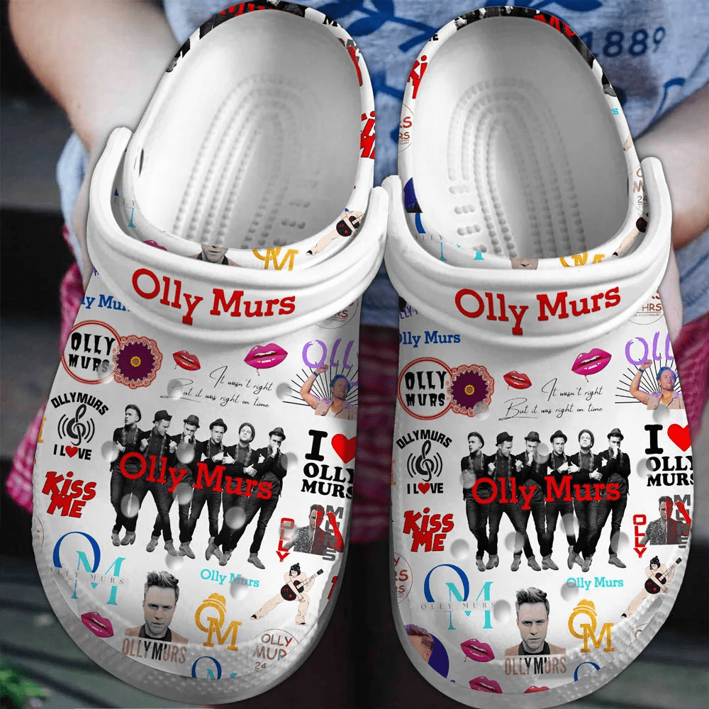 Footwearmerch Olly Murs Singer Music Crocs Crocband Clogs Shoes Comfortable For Men Women and Kids