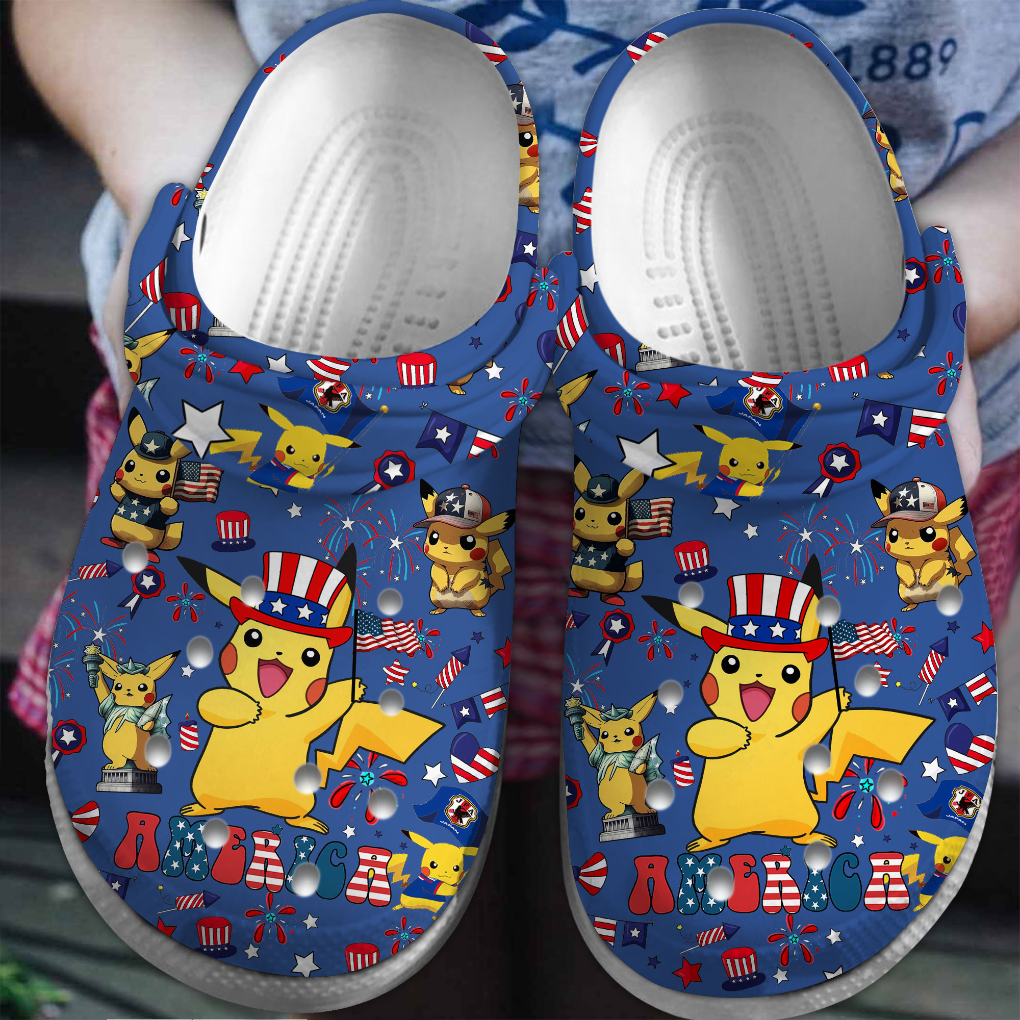 Premium Pokemon Cartoon Crocs Crocband Clogs Shoes Comfortable For Men Women and Kids