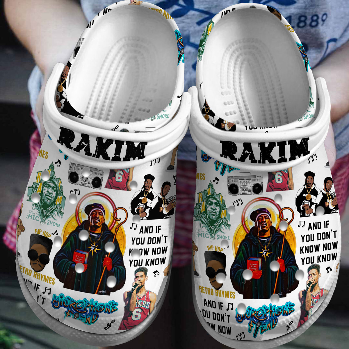 Premium Rakim Music Crocs Crocband Clogs Shoes Comfortable For Men Women and Kids