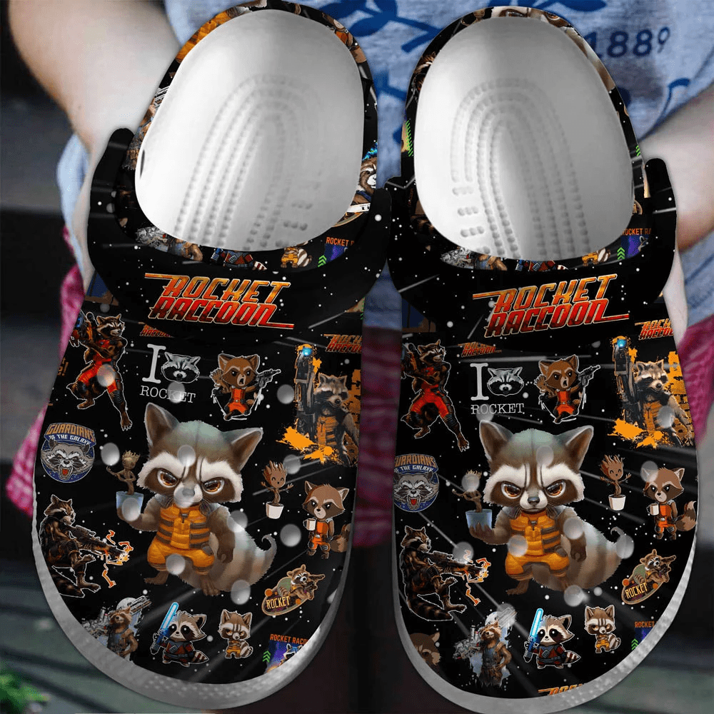 Footwearmerch Guardians of the Galaxy Movie Custom Name Crocs Crocband Clogs Shoes Comfortable For Men Women and Kids