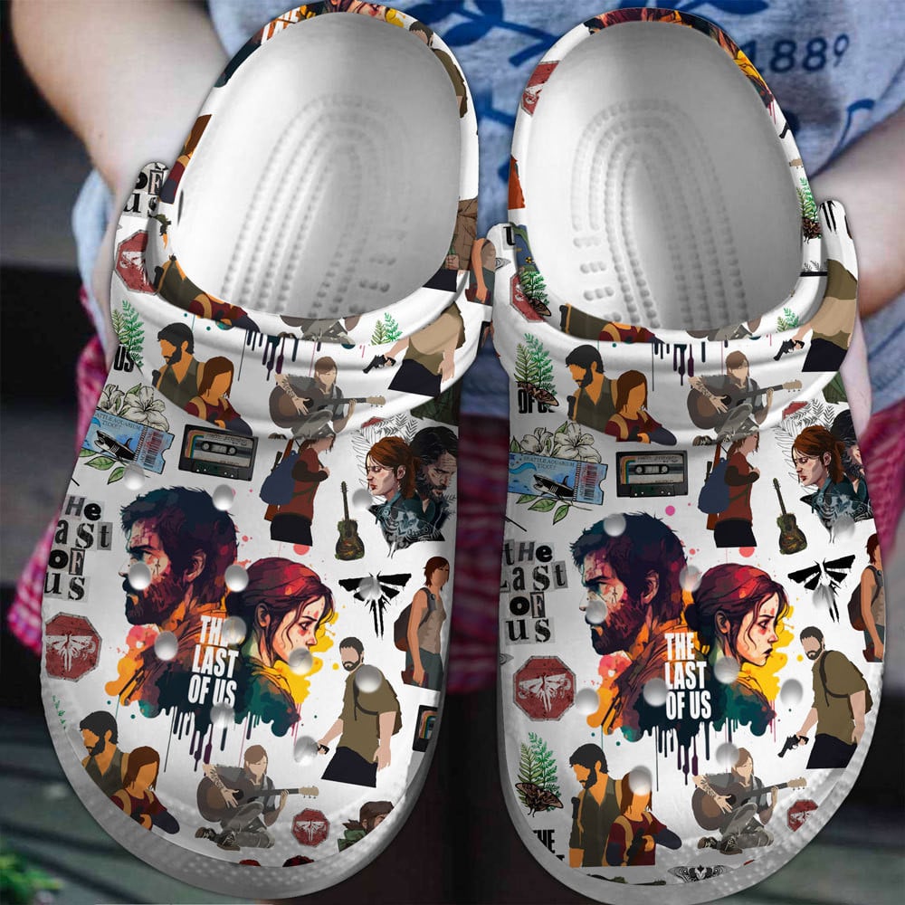 Footwearmerch The Last of Us Game TV Series Crocs Crocband Clogs Shoes Comfortable For Men Women and Kids